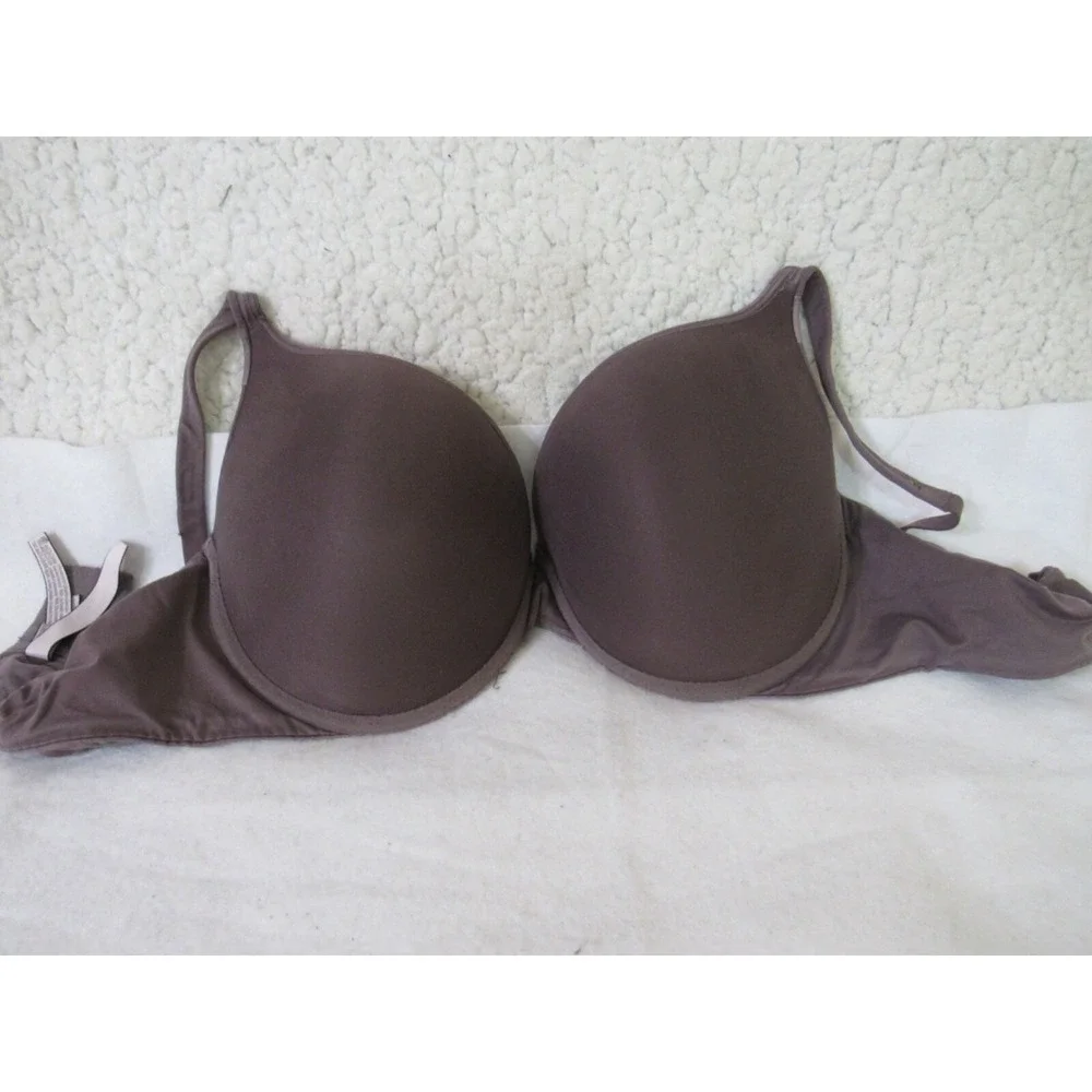 Victoria‎ Secret Lined Perfect Covered Brown Bronze Bra 36DDD